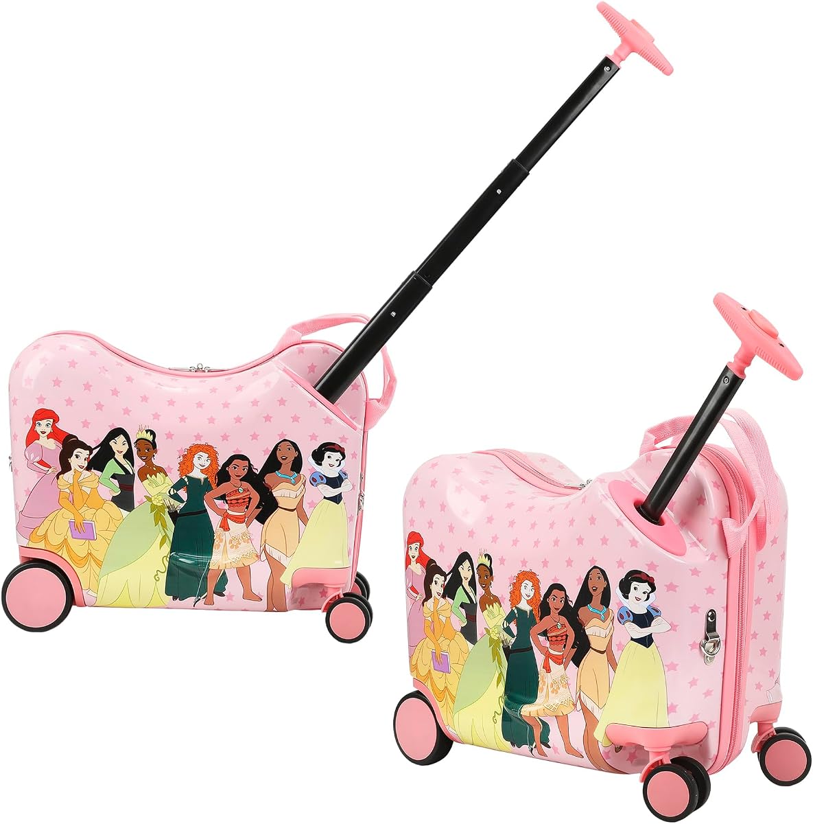 Disney Princesses Ride-On 18" Suitcase For Kids & Toddlers