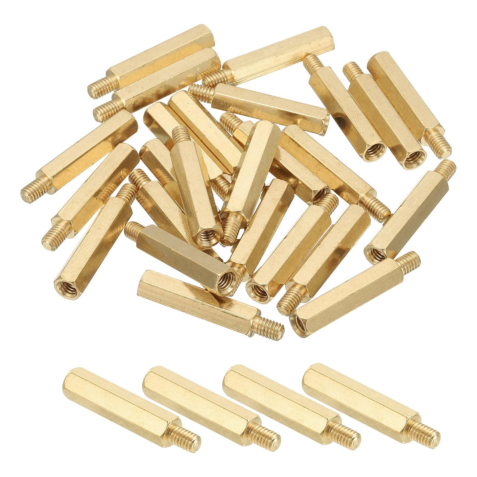 PATIKIL M4 Brass Hex Standoff
