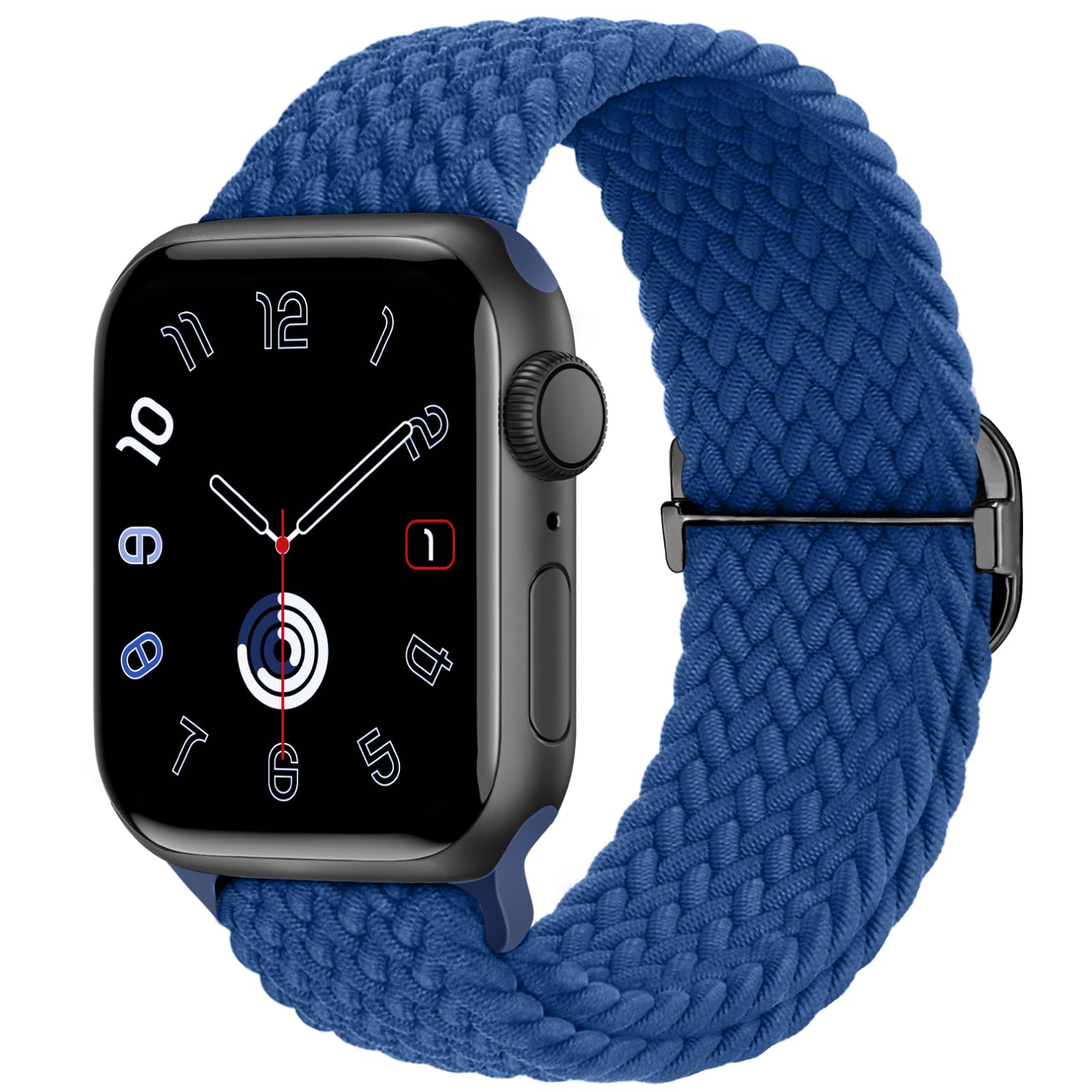 Braided Stretchy Nylon Band Compatible for Apple Watch Bands Women Men