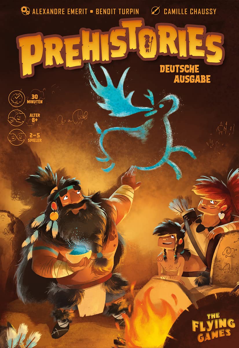 The Flying Games Prehistories Jeu de société Familial 2 à 5 Joueurs à partir de 8 Ans et Plus 30 Minutes Allemand
