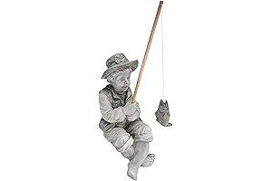 Design Toscano Frederic the Little Fisherman of Avignon Concrete Statuary