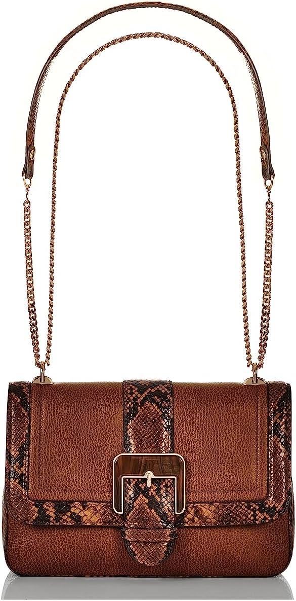 BRAHMIN Cognac Saguaro Rosalie