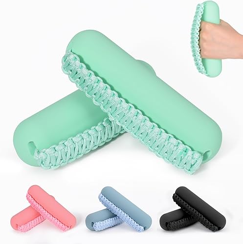 Miniatura 15 de Hikeen - Juego de pesas de mano para mujeres y hombres, mancuernas suaves de 2 (1lb, 2lbs o 3lbs), peso para caminar con correa para manos para