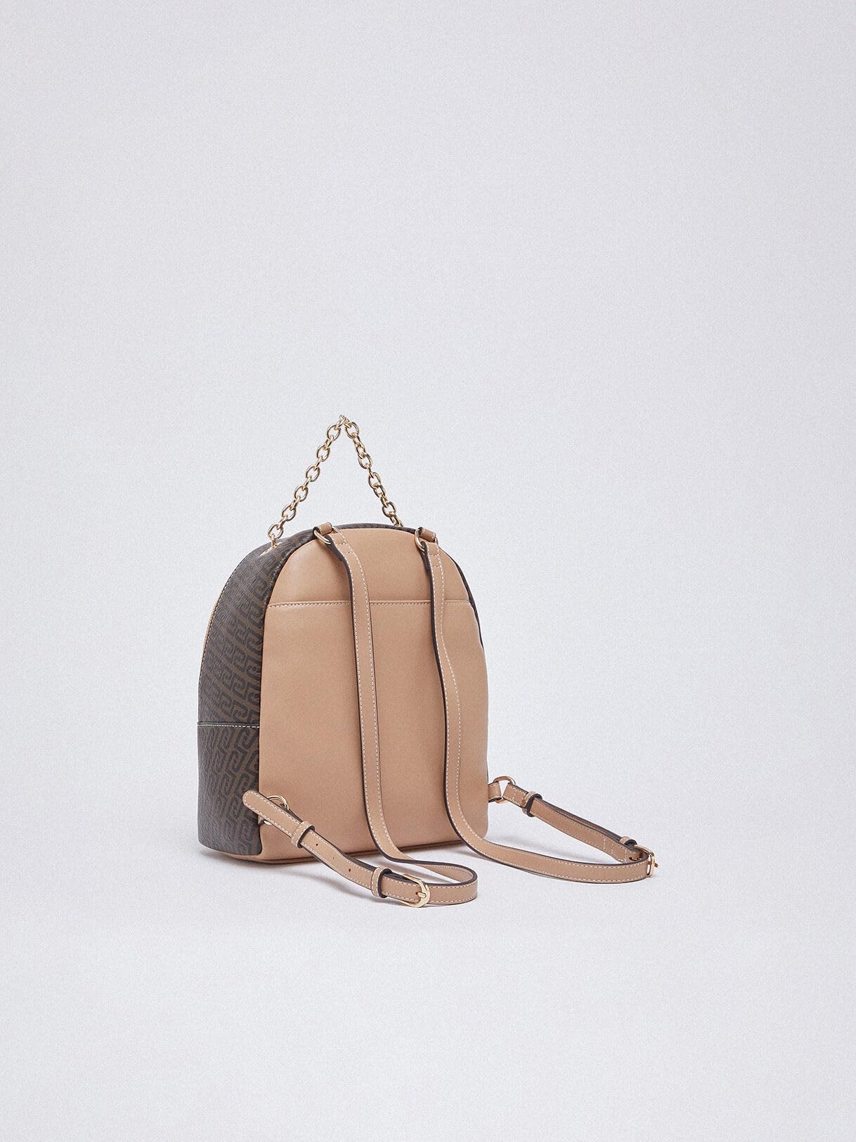 Liu Jo Zaino Donna Ematite M AA6111 E1118, Testa di Moro, Similpelle, 24x31x15 cm, con Tasca Esterna e Interna, Spallacci Regolabili