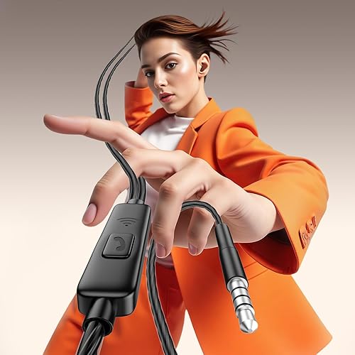 Miniatura 3 de Paquete de 3 auriculares intrauditivos con micrófono, auriculares con cable para teléfonos inteligentes iOS y Android, portátiles, MP3, juegos,