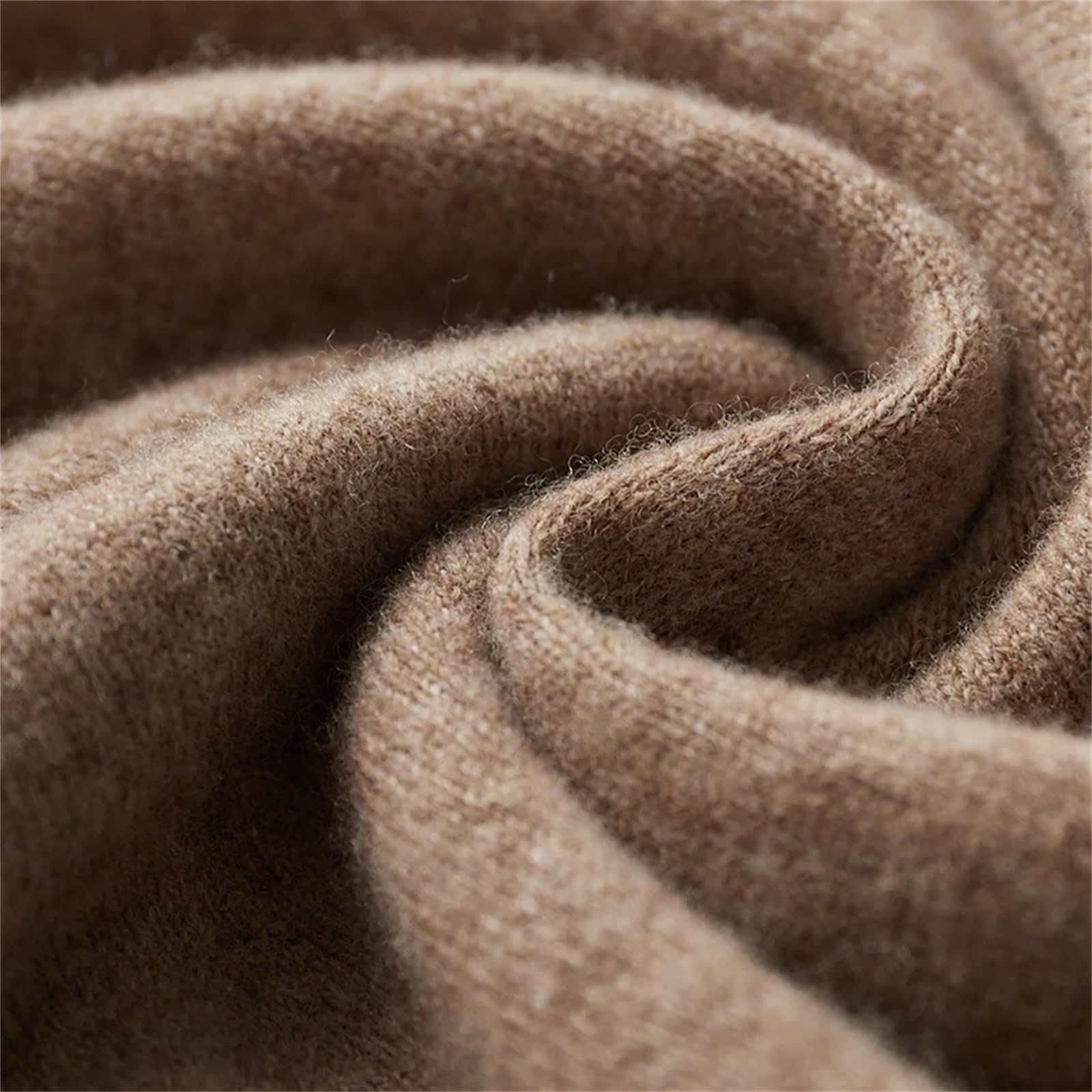 Maglione con cappuccio lavorato a maglia senza cuciture per uomo inverno casual caldo coreano lana merino felpa con cappuccio pullover