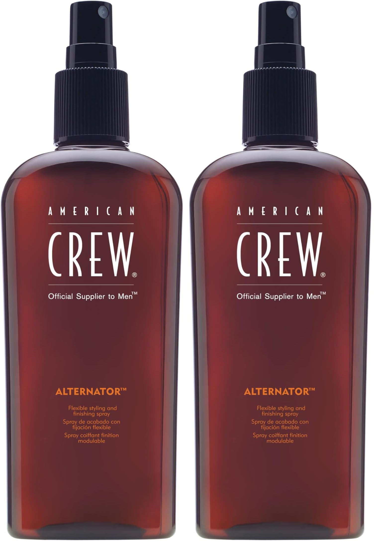 AMERICAN CREW – Classic Alternator Finishing Spray, 100 ml, Stylingspray für Männer, Haarprodukt mit mittlerem Halt, Stylingprodukt für natürlichen Glanz im Haar (Packung mit 2)