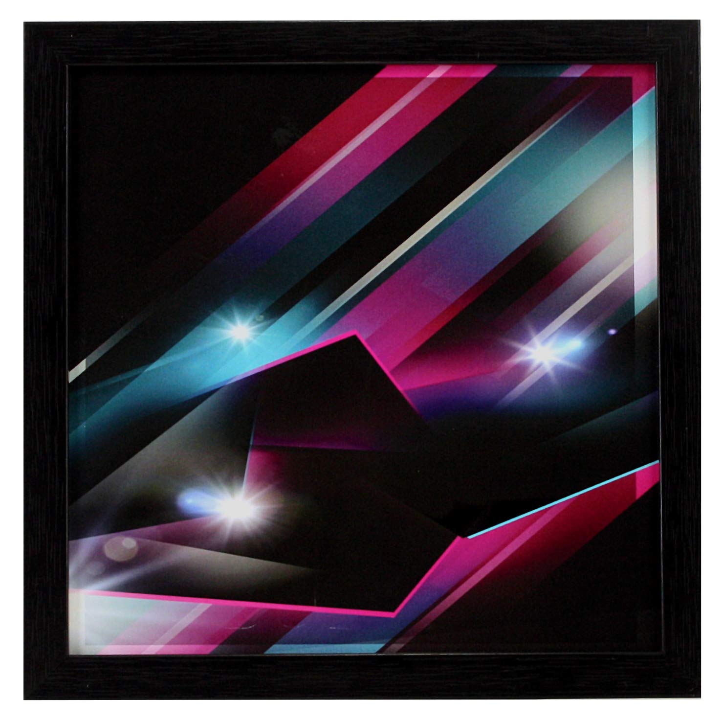 Indianara 4 Piece Set of Framed Wall Hanging Abstract Art Decor(1502) Art Prints 8.7 inch X 8.7 inch Without Glass 3