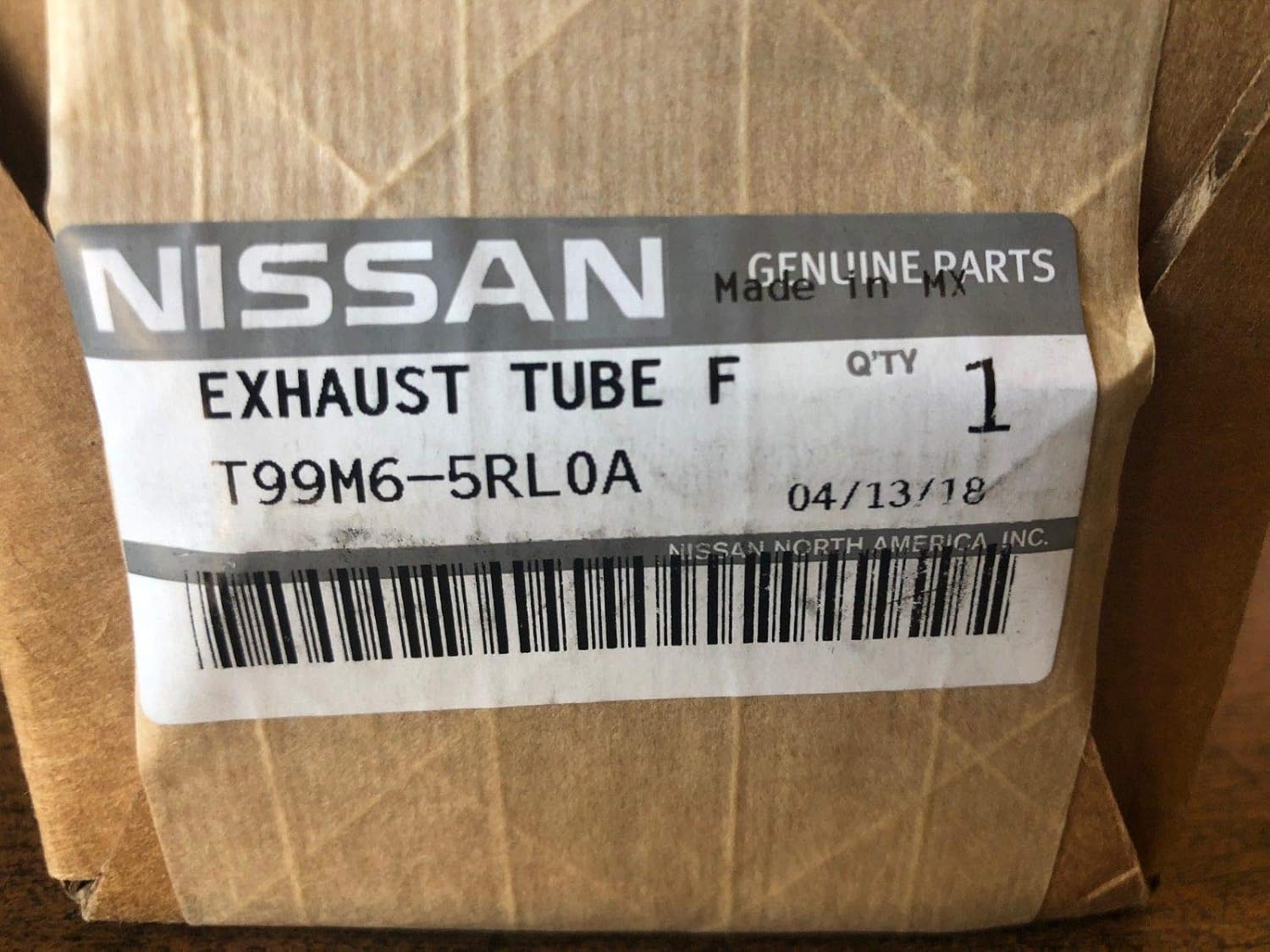 NEW OEM 2018-2020 NISSAN KICKS CHROME EXHAUST TIP/CHROME FINISHER