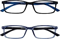 Vista 31 de OPULIZE SEE Reading Glasses with Blue Light Blocking for Women and Men, Narrow Frame, Spring Hinges, Computer Gaming Glasses