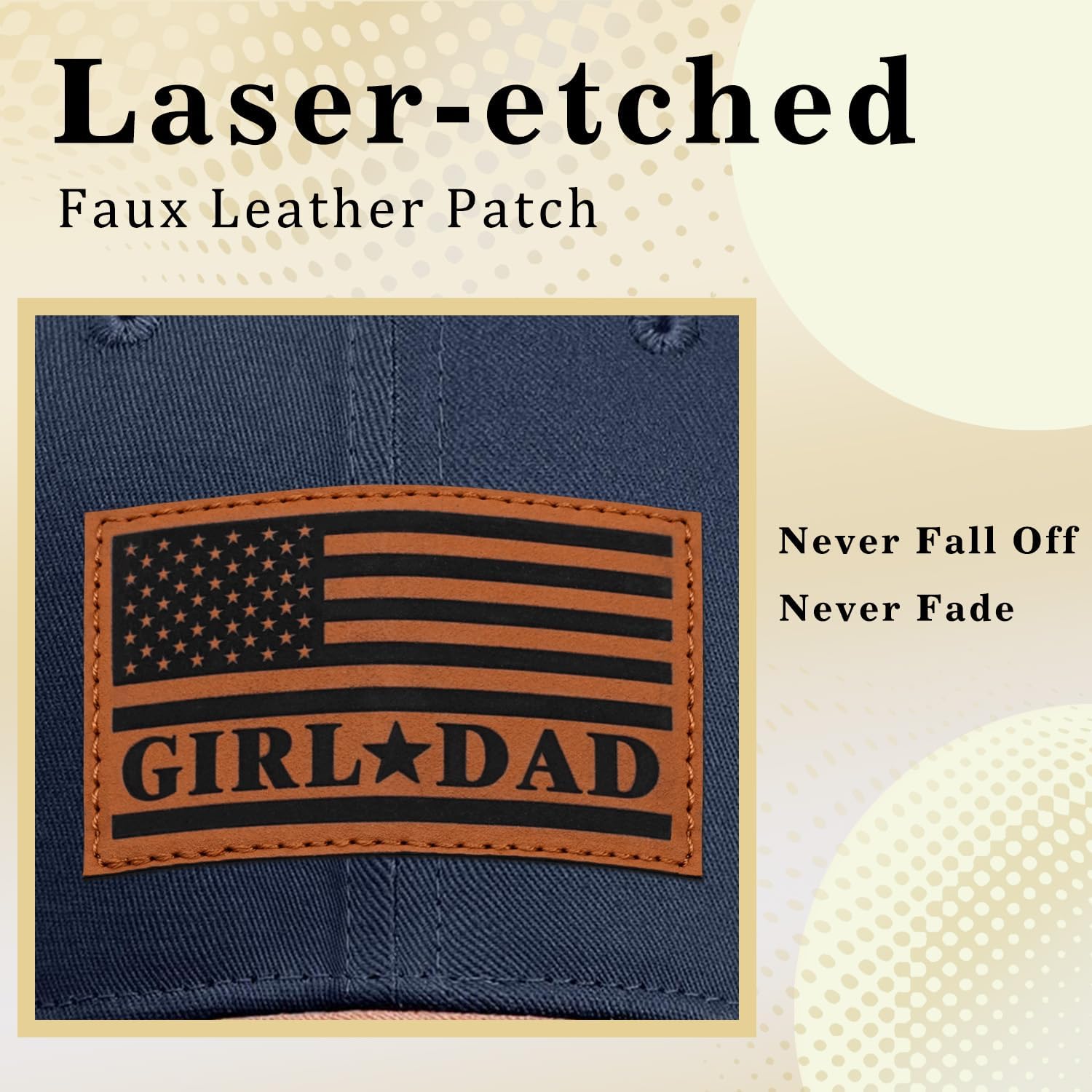 Girl Father Daddy Gifts Dad Hats for Men, Adjustable Dad Trucker Hat, Fathers Day Birthday Gifts from Daughter