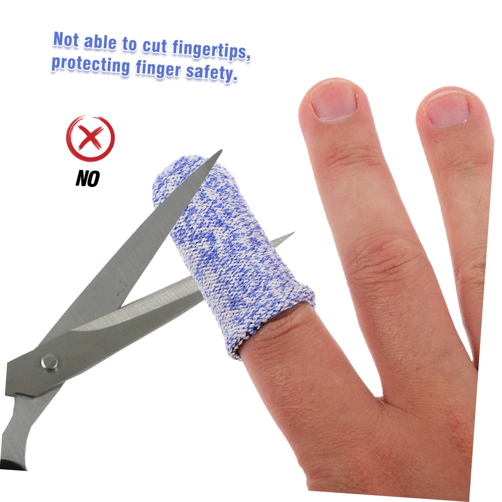 ERINGOGO 10pcs Reusable Finger Sleeves for Carving and Cutting Breathable Material Comfortable Fit for Daily Use Protects Fingers from Cuts and Scrapes for Crafts and Sewing