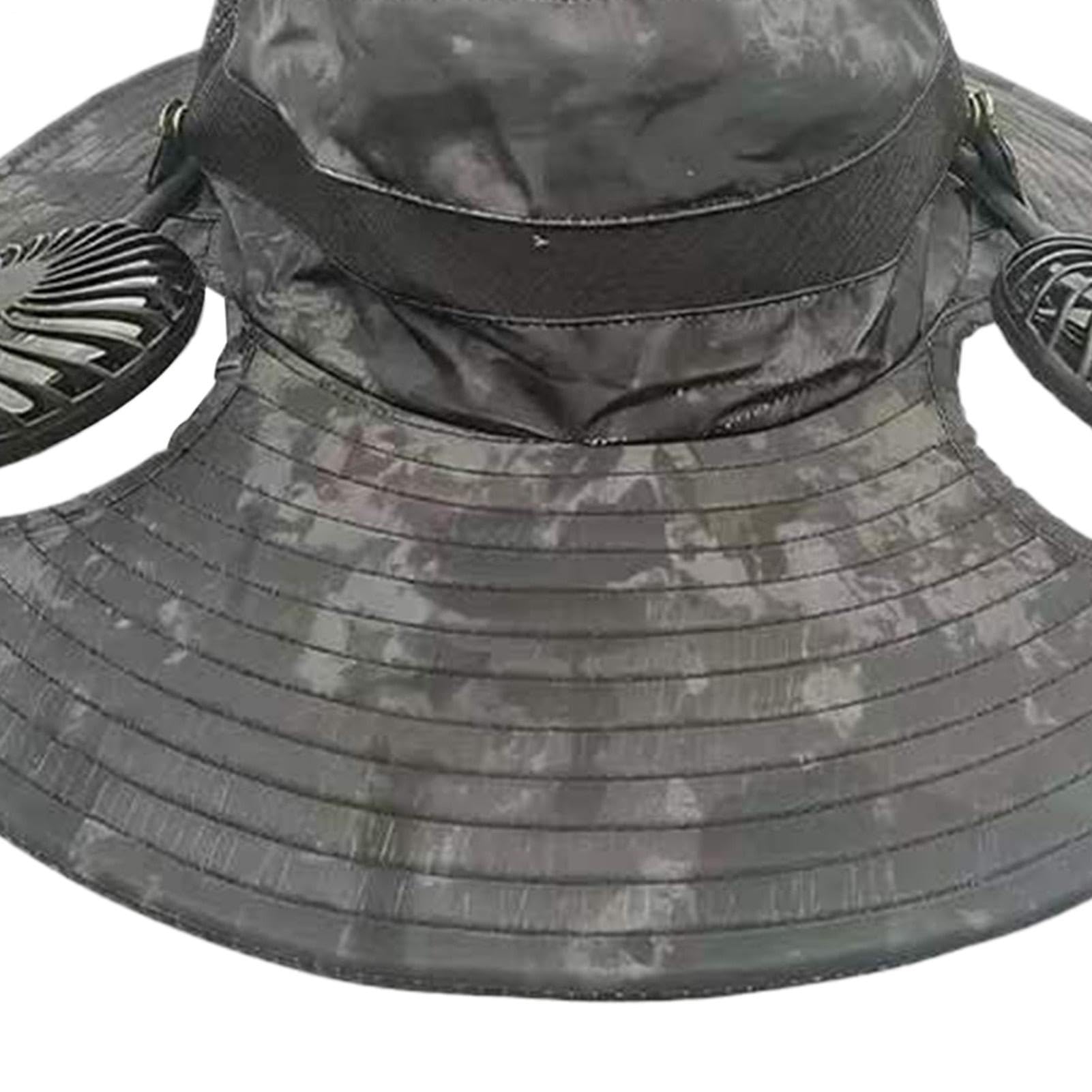 Generico Men Bucket Hat | Gorro portátil refrescante | Sombrero de sol de cubo con ventilador, para mujer, adulto, , chico, senderismo, viaje, playa, camping, trabajo
