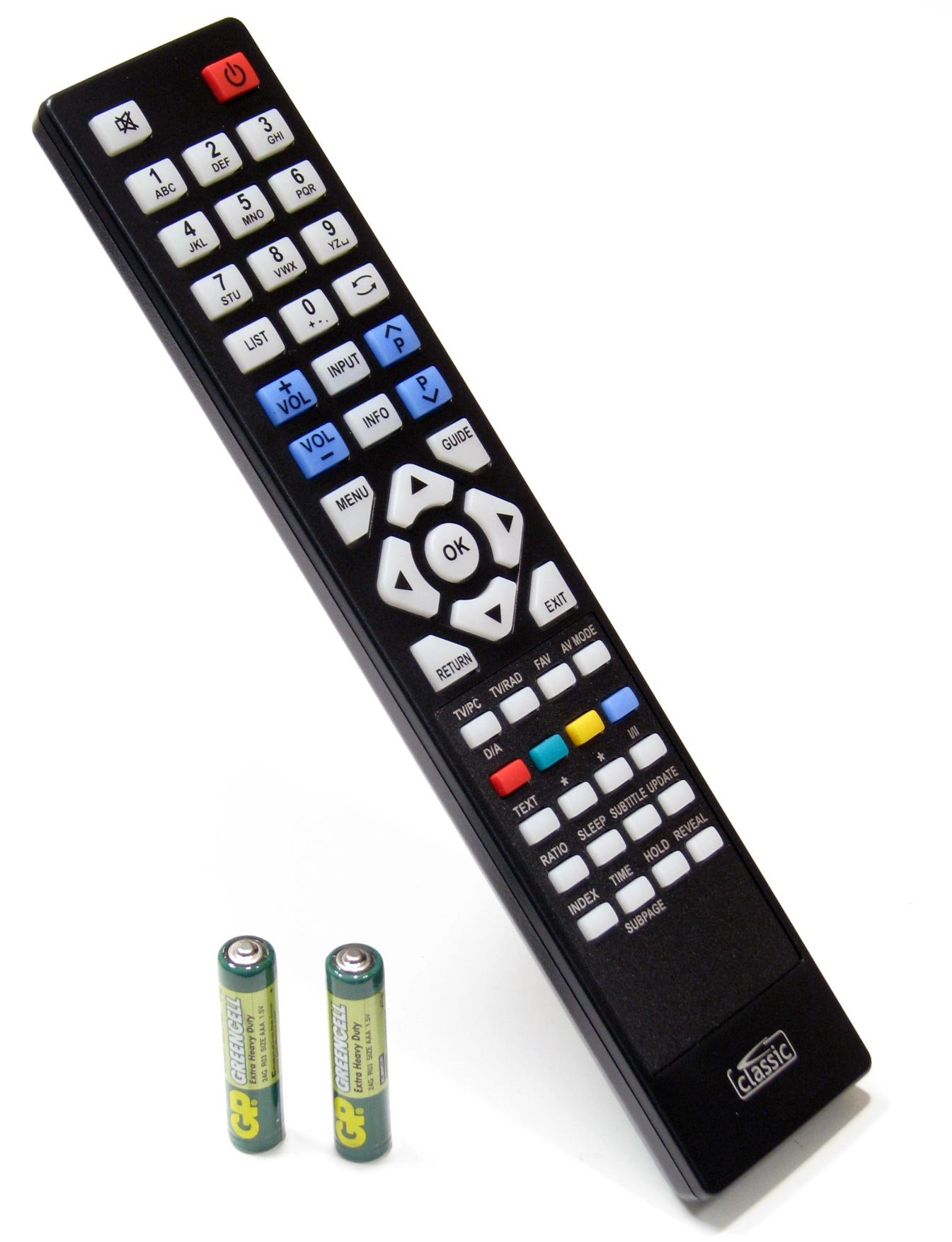 ClassicReplacement Remote Control for LG FLATRON M197WDP (batteries included)