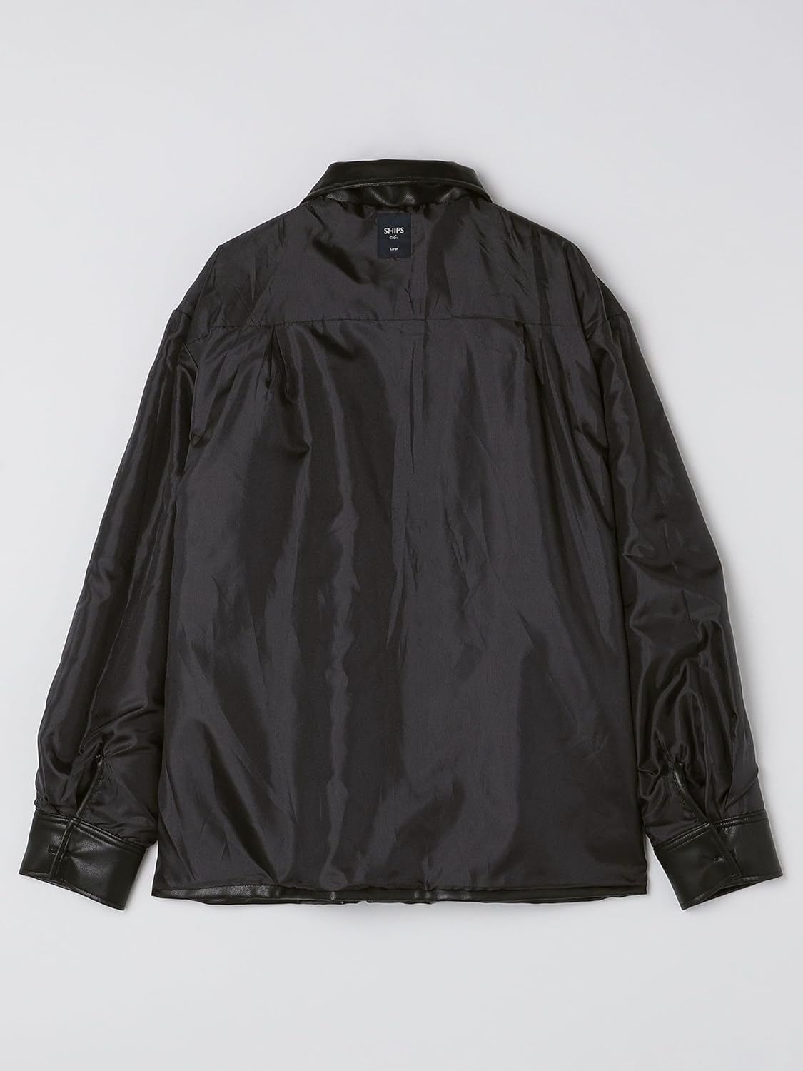 本日限定価格★タグ付き新品未使用品【SACRA】CPOシャツジャケット　黒 ウールカシミヤナイロン リラックスCPOシャツ＜チャコールグレー＞(XS