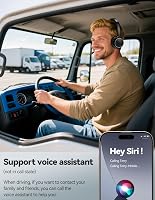 Căști Bluetooth wireless TECKNET cu microfon cu anulare a zgomotului, receptor USB și dock de încărcare pentru telefon, computer și servicii de asistență clienți 6