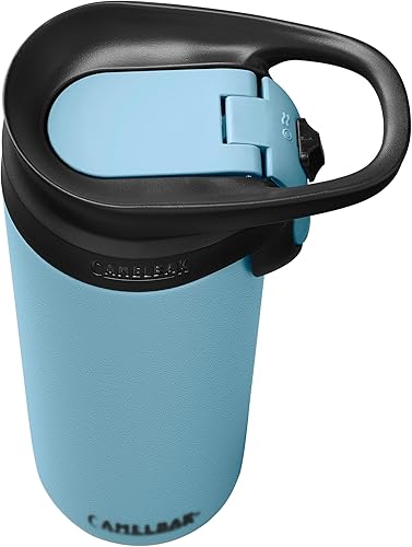 Miniatura 194 de CamelBak Forge Flow - Taza de viaje aislada de acero inoxidable, color negro, 16 onzas
