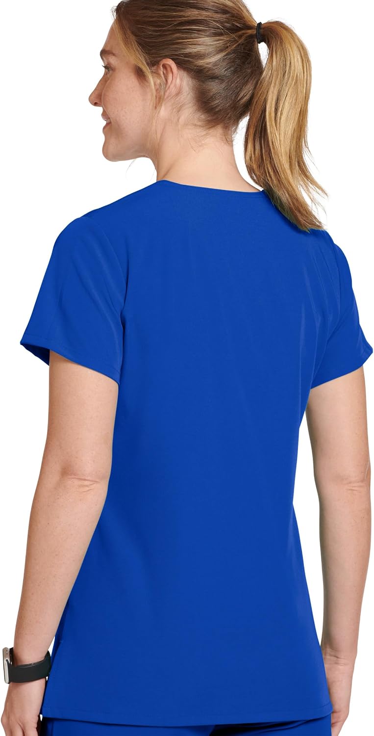 Jockey Women's Scrubs Women's V-Neck Crossover Scrub Top