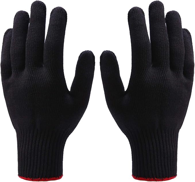 Aneco 4 Pieces Heat Resistant Gloves Hair Styling Gloves for Hair