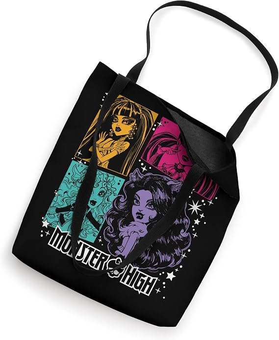 Monster High - Cleo de Nile Lagoona Draculaura Clawdeen Wolf Tote Bag
