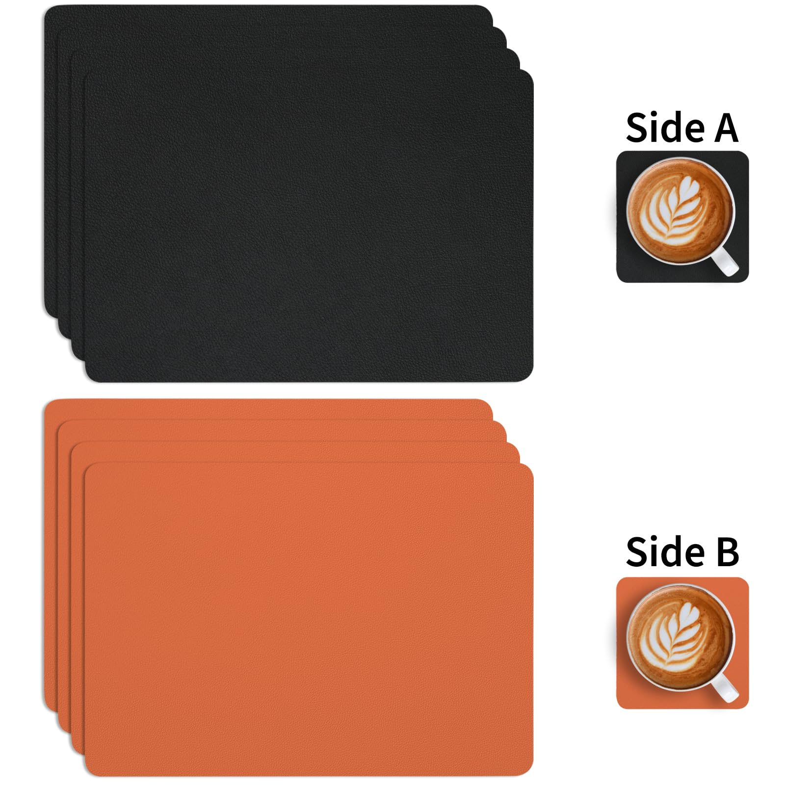 Myir JUN Leather Table Mats and Coasters - Image 2