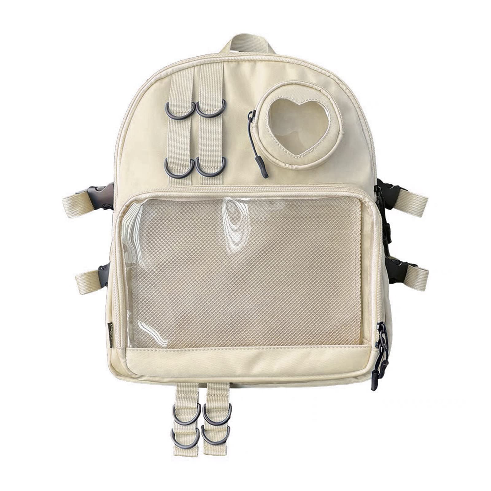 MICFENY Women Large Capacity Backpack Teenagers Aesthetic Backpack Students Schoolbag Korean Leisure Backpack