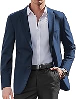 COOFANDY Men's Casual Sport Coat Blazer - Lightweight Regular Fit Two-Button Jacket for Business, Wedding & Everyday