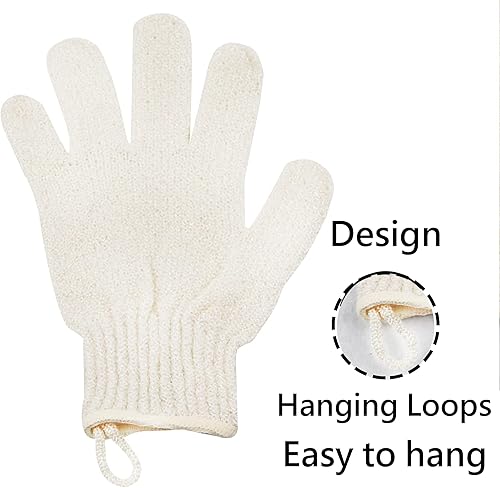 Miniatura 4 de Guante exfoliante  Exfoliante corporal para piel suave y suave  Exfoliante corporal para cabello encarnado, removedor de piel muerta y picazón y