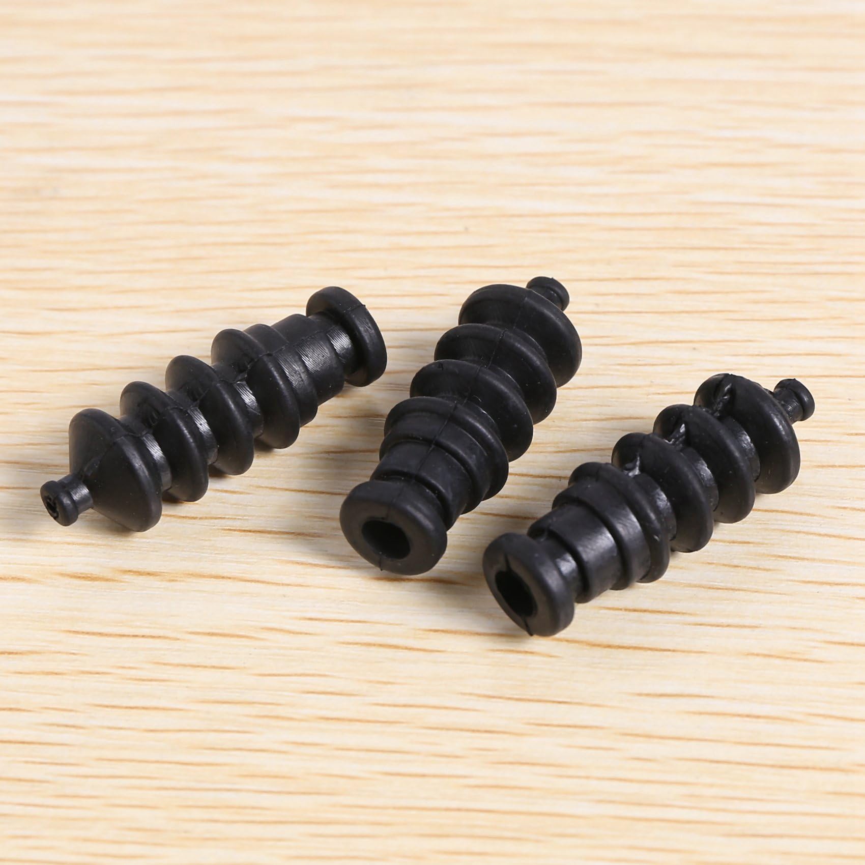 2 Set Guarnizioni In Gomma Soffietto Impermeabili Per Asta Di Spinta – 37mm, Per Barche RC A Metanolo, Elettriche E A Benzina – Colore Nero