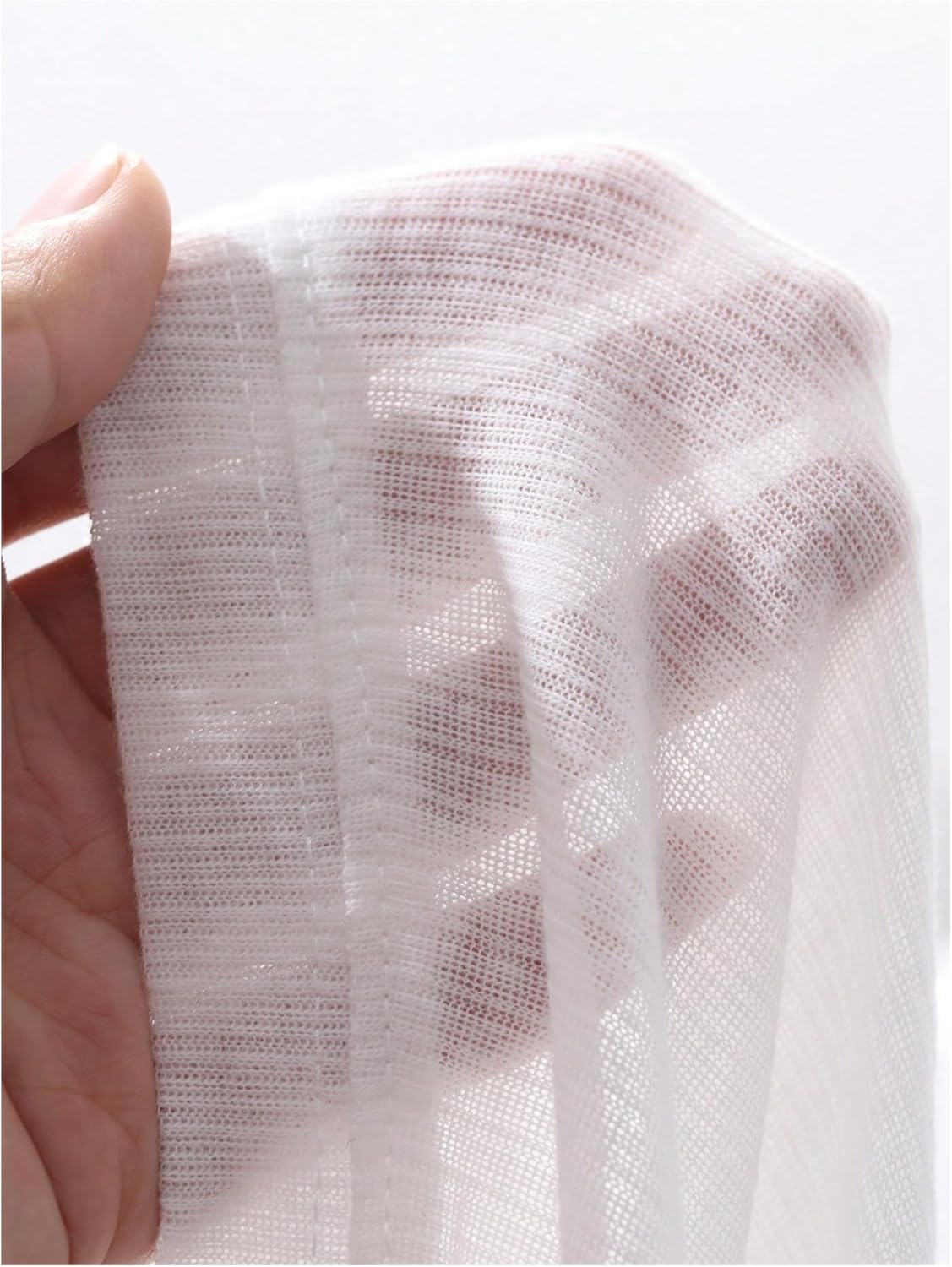 Women's Off Shoulder Swimsuit Coverup See Through Long Sleeve Bathing Suit Cover Up Beachwear - Image 5