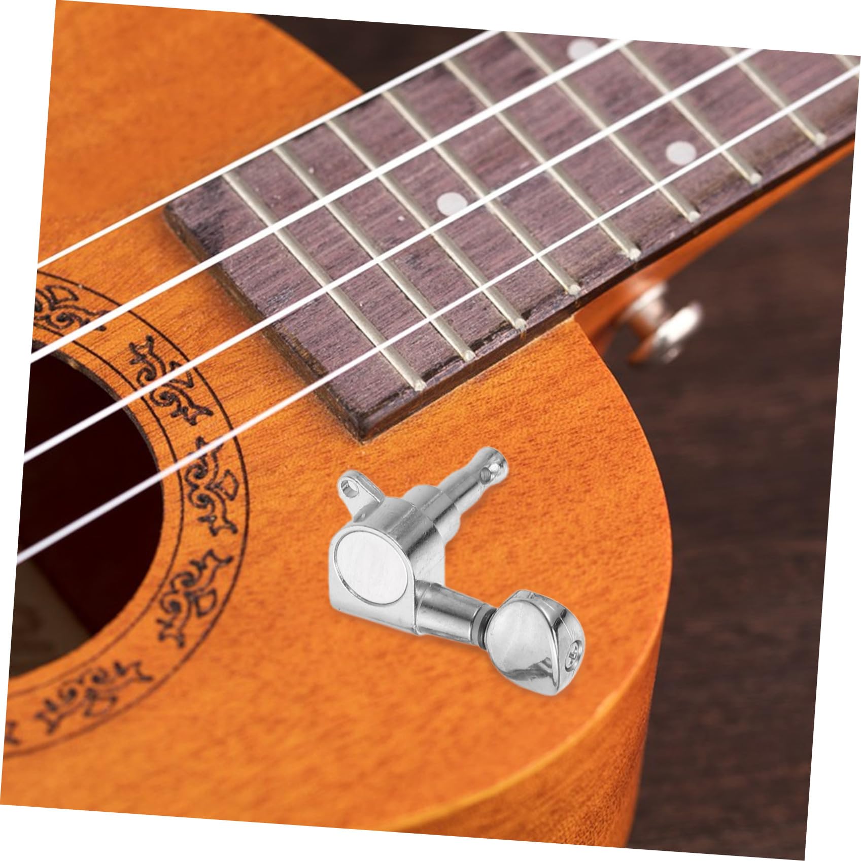 YARNOW 20 Pezzi Chiavi Accordatura Ukulele Chiuse Accessori Tuning Resistenti e Lisci Parti Ricambio per Corde Ukulele Compatibili con Vari Modelli