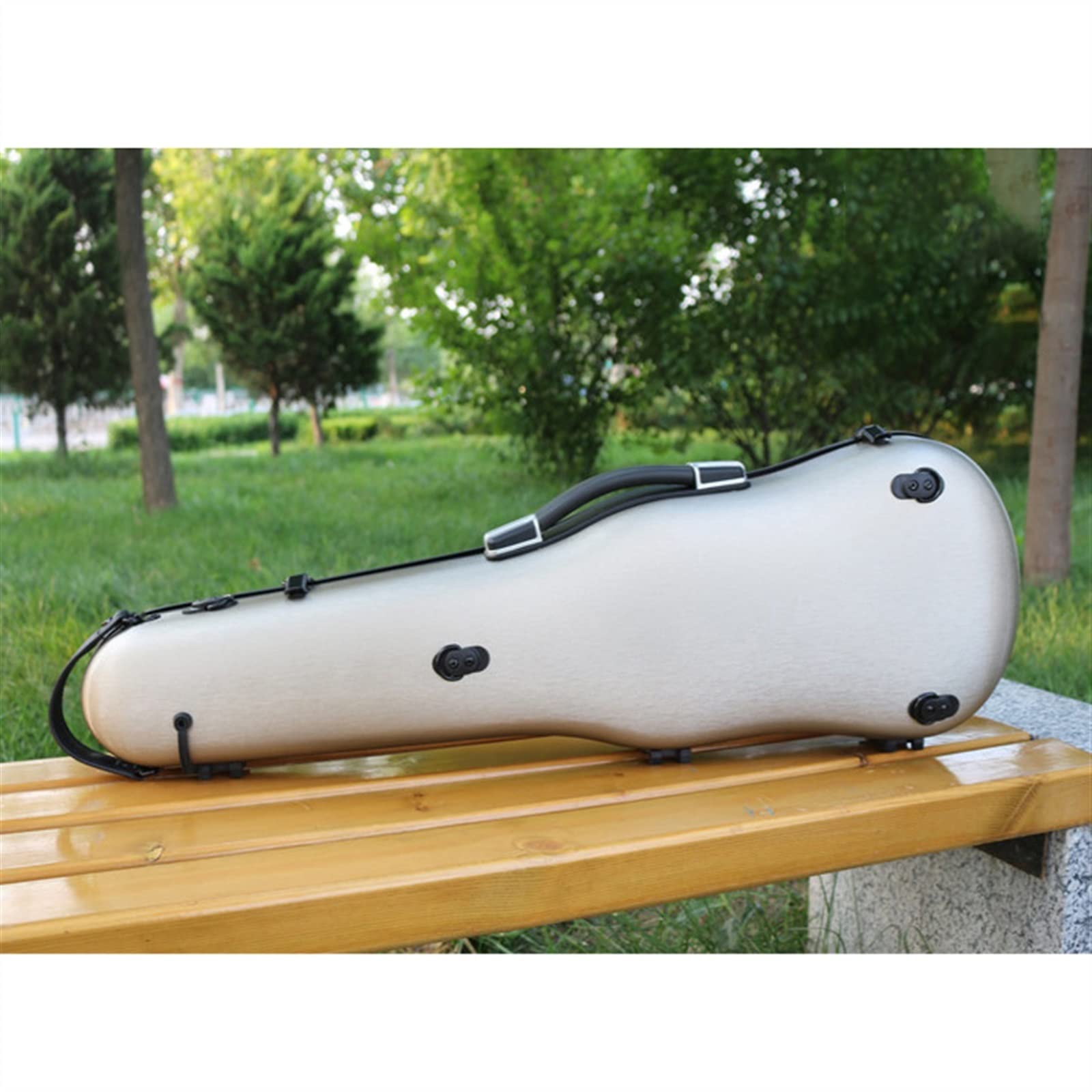 Profesional Violín Caso Estuche De Violín Portátil Ligero De Tamaño 4/4 Con Cerradura De Código Estuche De Fibra De Carbono Violín Caso (Color : 03)