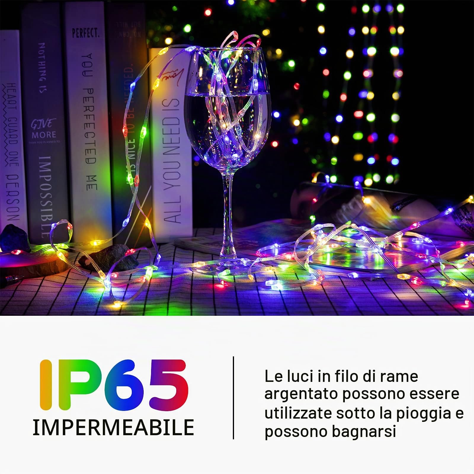 Tubo Luminoso LED Esterno 1000LED 50M, GlobaLink Tubo Luci Natale IP65 Impermeabile Striscia Cavo PVC 8 Modalità, Decorazioni Natalizie,Patio,Giardino,Matrimonio,Piscina