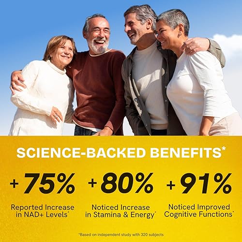 Miniatura 7 de Suplementos liposomales NAD para mujeres Resveratrol NAD + Suplemento con berberina, quercetina, noni  Aumenta el NAD antienvejecimiento, apoyo