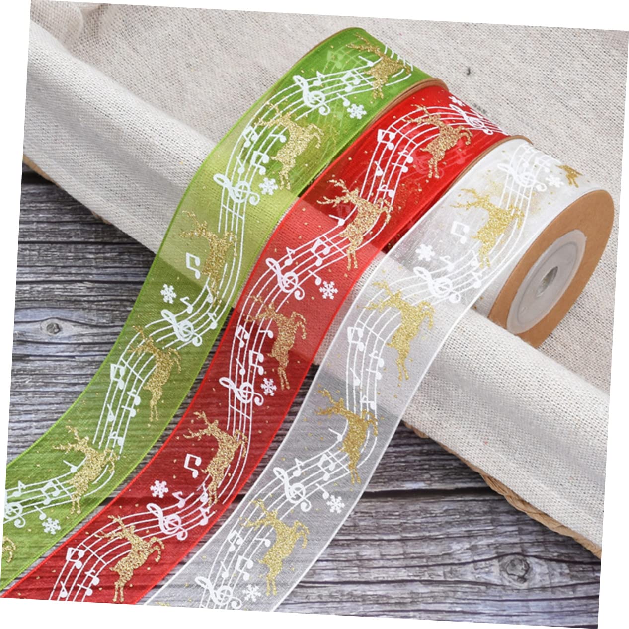 Operitacx 15stücke Teiliges Weihnachtsband Dekorative Geschenkbänder Pro Für Geschenkverpackung Party-dekoration Und -projekte