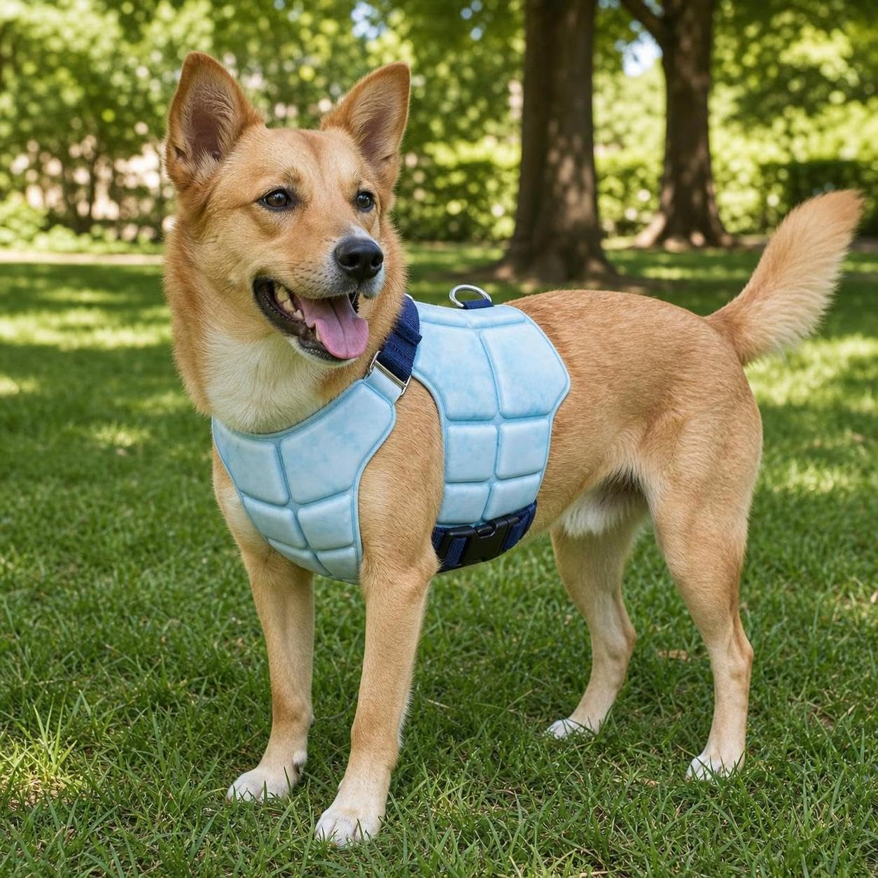 Vêtement rafraîchissant pour Chien - Manteau réfrigérant pour Grands Chiens - Accessoire Chien