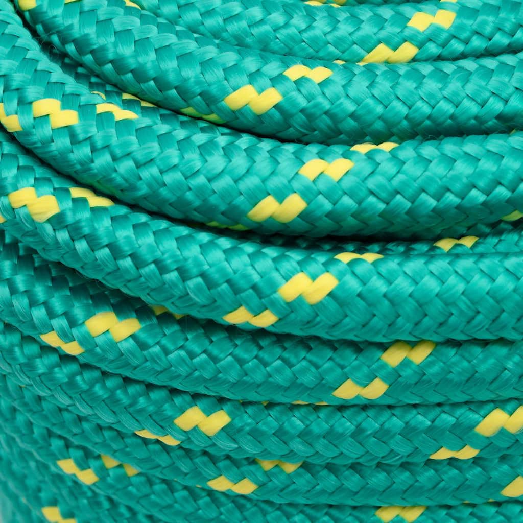 Zielona lina polipropylenowa 18 mm 50 m do łodzi