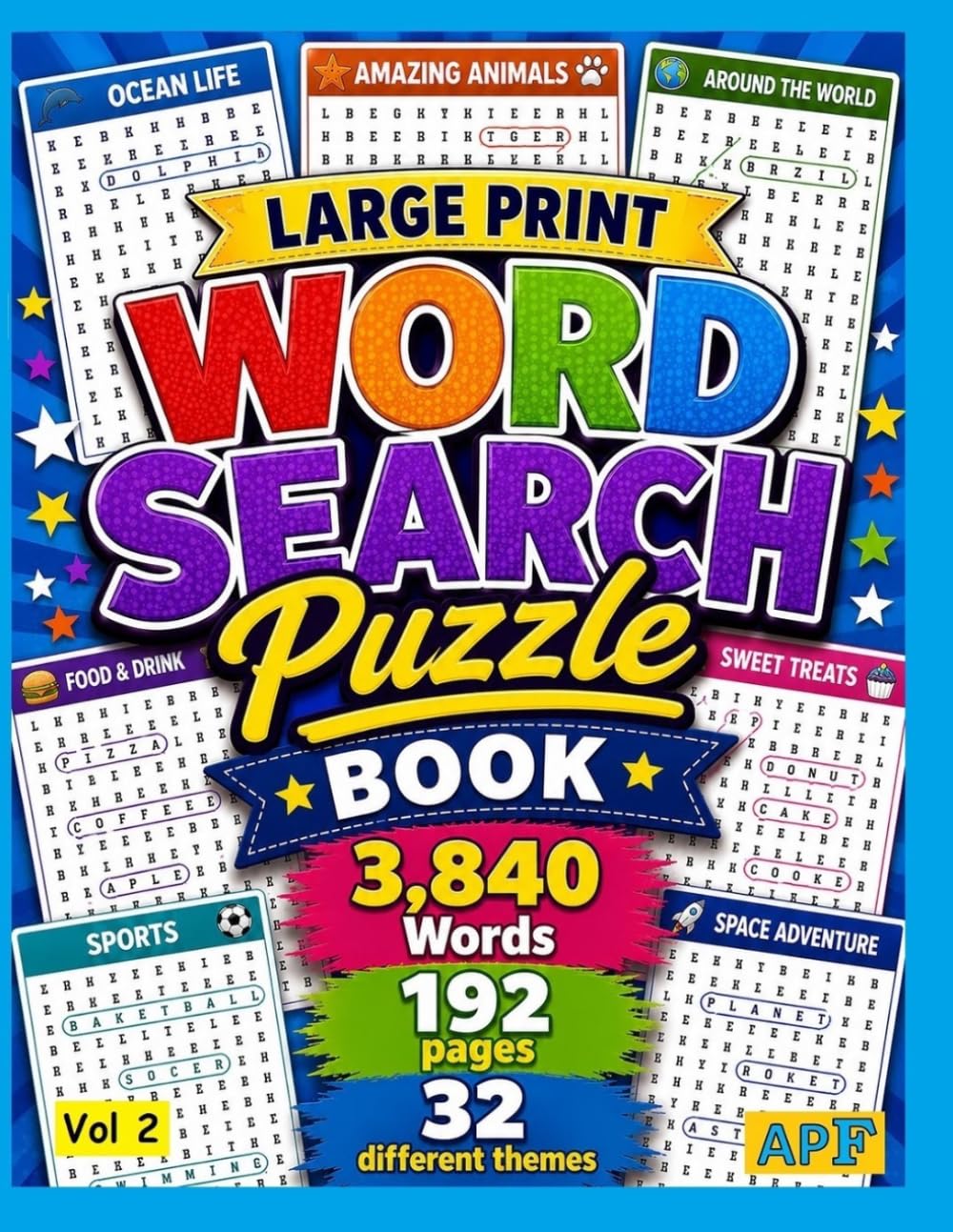 Word Search Puzzles Vol 2, Relax and enjoy