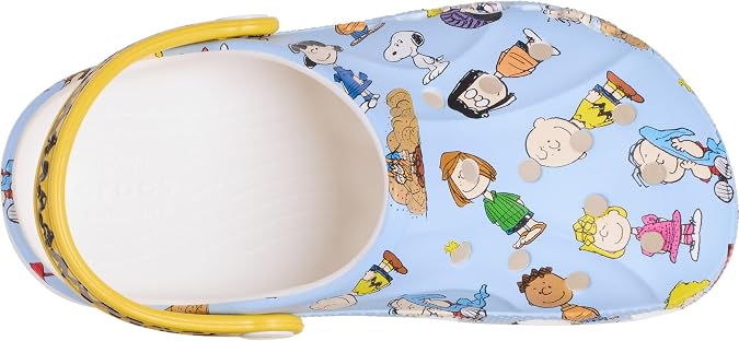 Crocs Kids Charlie Brown Peanuts Lightweight Slip On Baya Clog