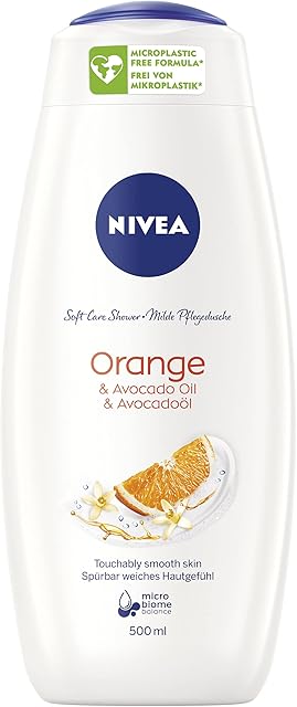 NIVEA Orange & Avocado Oil Żel pod prysznic do ciała z olejkami 500 ml