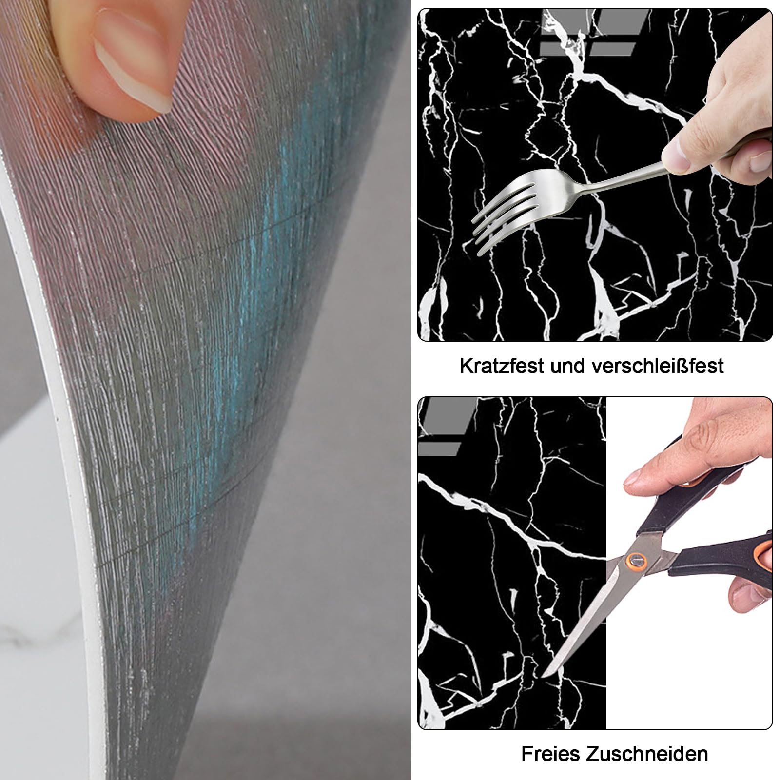 Hiseng 24/48 Pezzi Rettangolo Adesivi Per Piastrelle Da Cucina - Foto 7