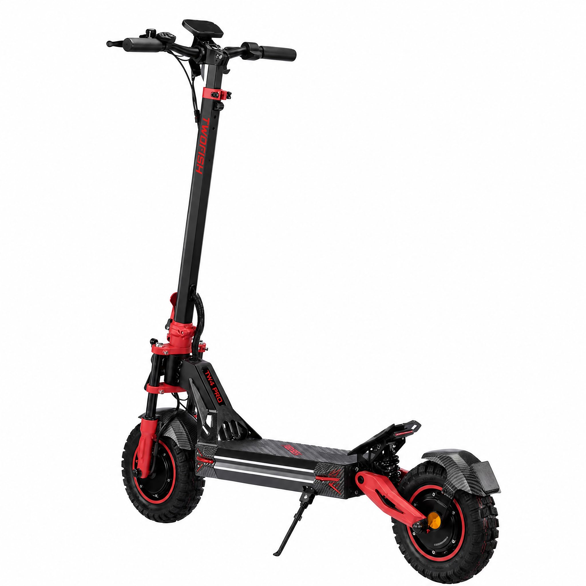 Monopattino Elettrico Ad Alta Velocità a Doppia Trazione per Adulti, Limite Di Velocità Sbloccabile, Batteria Da 60v 23ah, Schermo Ad Alta Definizione, Supporto per Telefono, Pieghevole