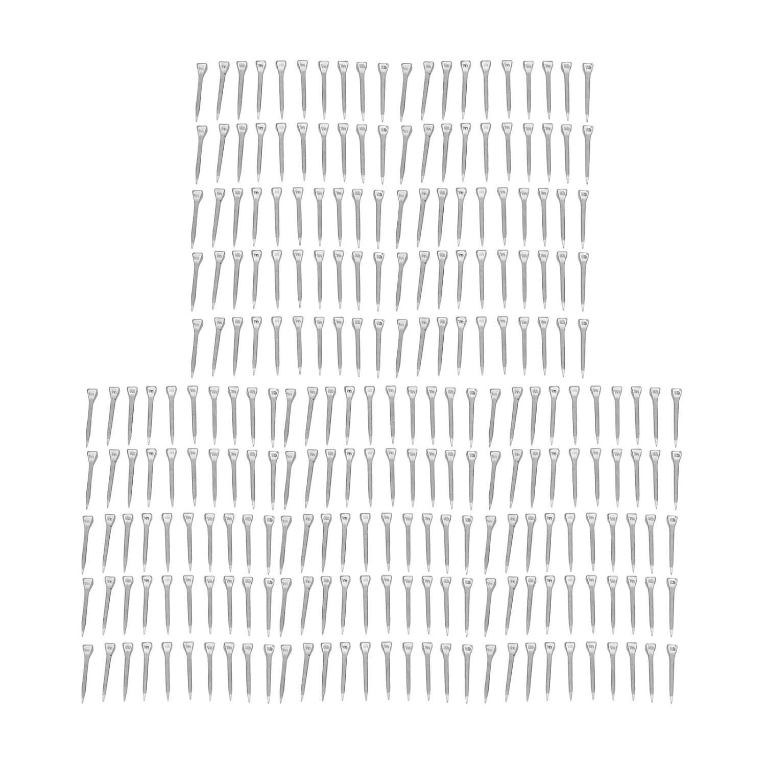 Steel Horseshoe Nails 250 Pcs Proper Stiffness for Horse Shoe Accurate Craft (FJ0RACE)