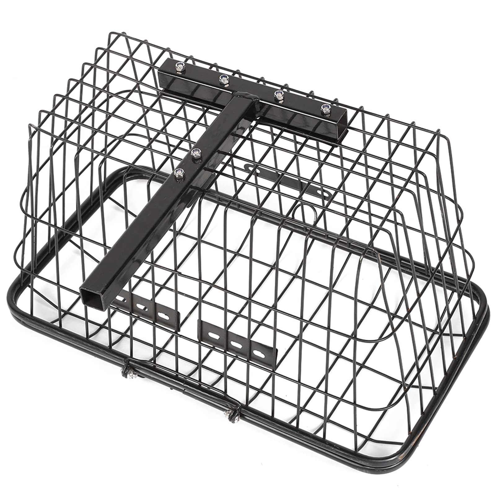 Cesta Trasera para Scooter, Cesta Portátil Grande para Scooter, Cesta de Almacenamiento Trasera de Hierro para Scooter, Cesta Plegable para Compras y Viajes, 50 X 27 X 20 Cm