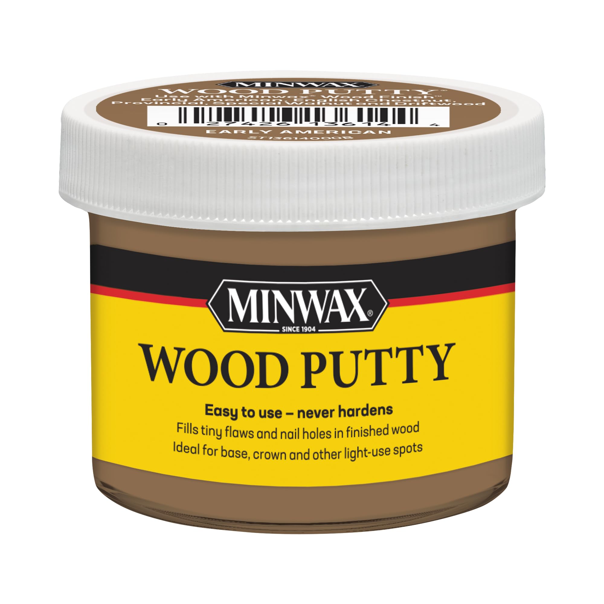Minwax Wood Putty, Early American, 3.75 oz.
