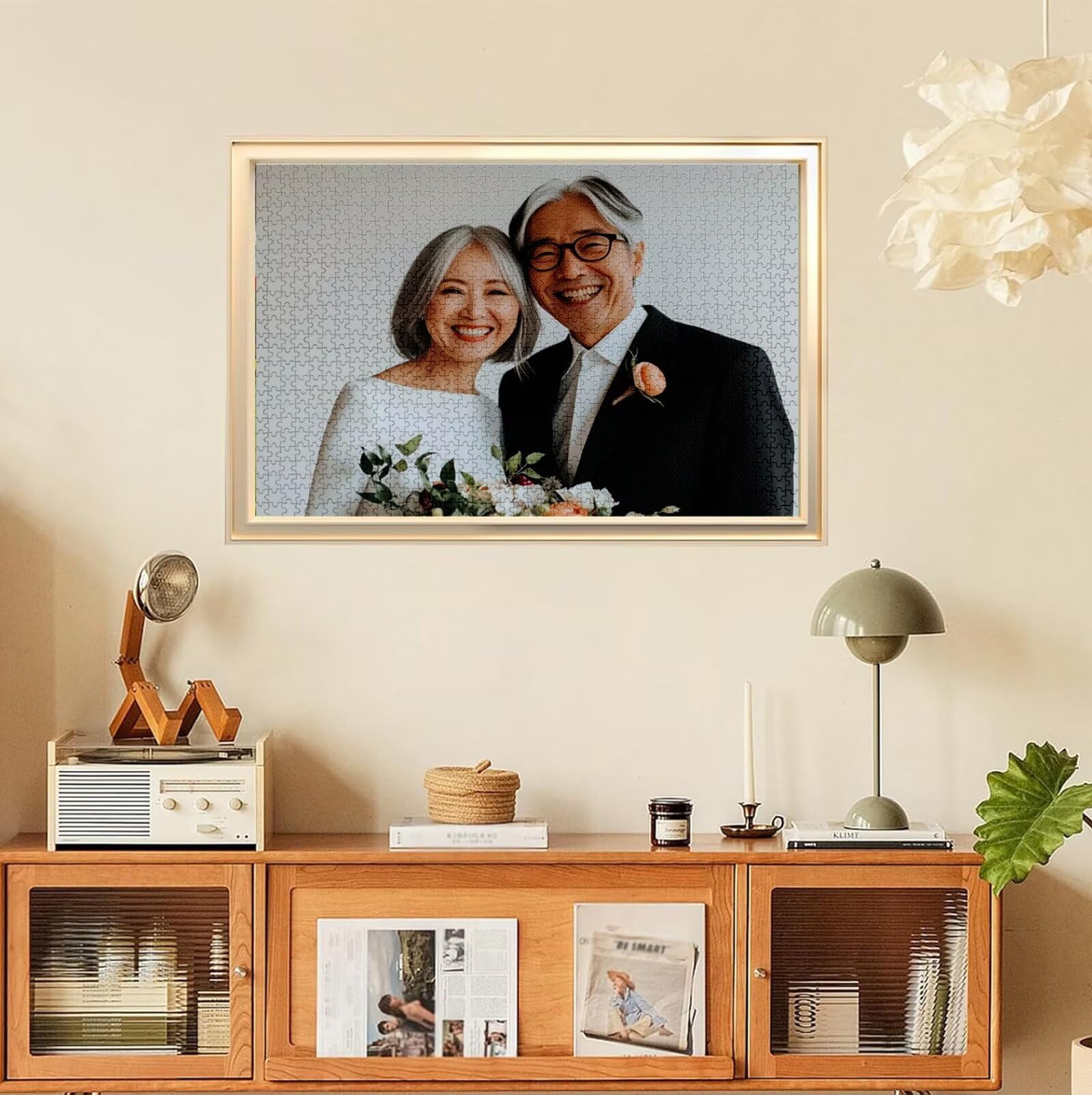 Puzzle Personalizado con Foto, Personalizada Rompecabezas Personalizado Diseña tu Logo Foto o Texto, Personalizado Navidad Halloween San Valentín Parejas Niños Familia Amigos h-2741
