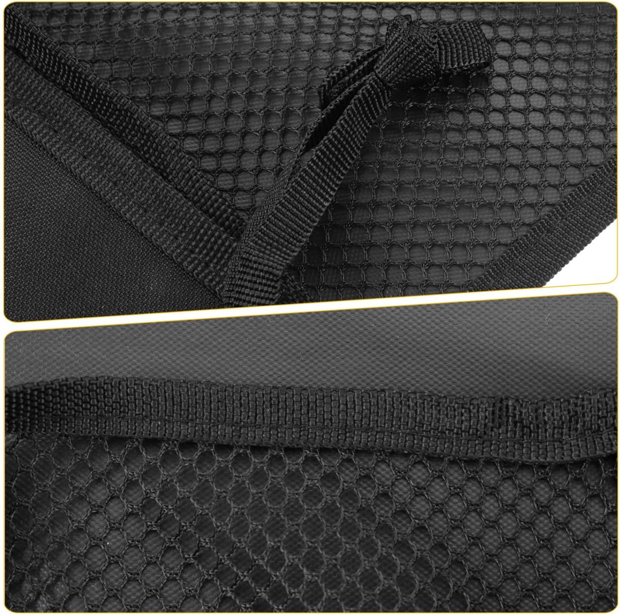 Ipetboom under Wheelchair Storage Bag 13.77X12.20X5.90In Large Capacity Organizer with Mesh Pockets Walker Accessories for Seniors Easy Installation