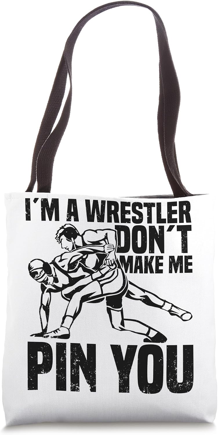 Wrestler Equipment Supplies Wrestling Gear Kids Wrestling Tote Bag