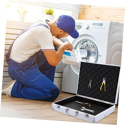 Miniatura 9 de Housoutil Caja de herramientas de viaje de franela de metal