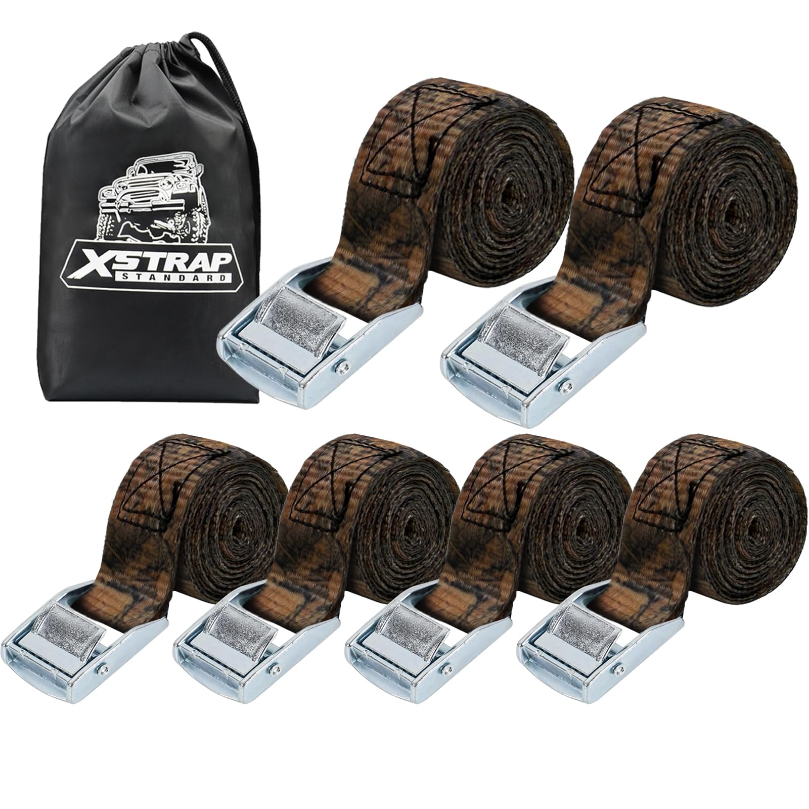 XSTRAP Lashing Straps - 8ft, 6 Pack -1
